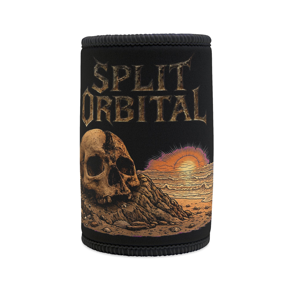 Split Orbital Beach Skull Stubby Cooler