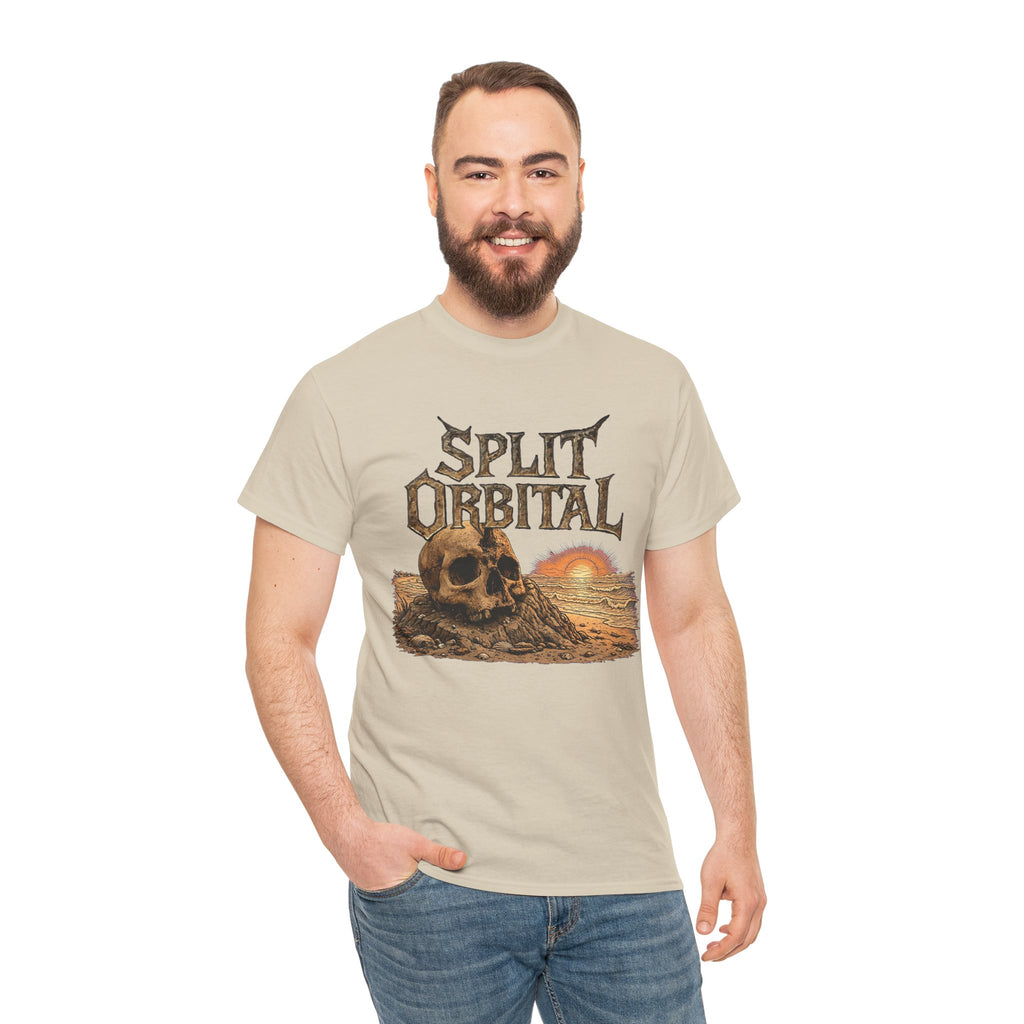 Spilt Orbital Beach Skull Tee