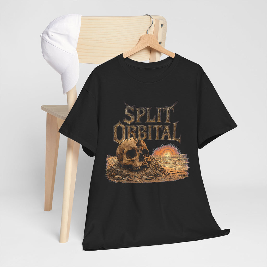 Spilt Orbital Beach Skull Tee