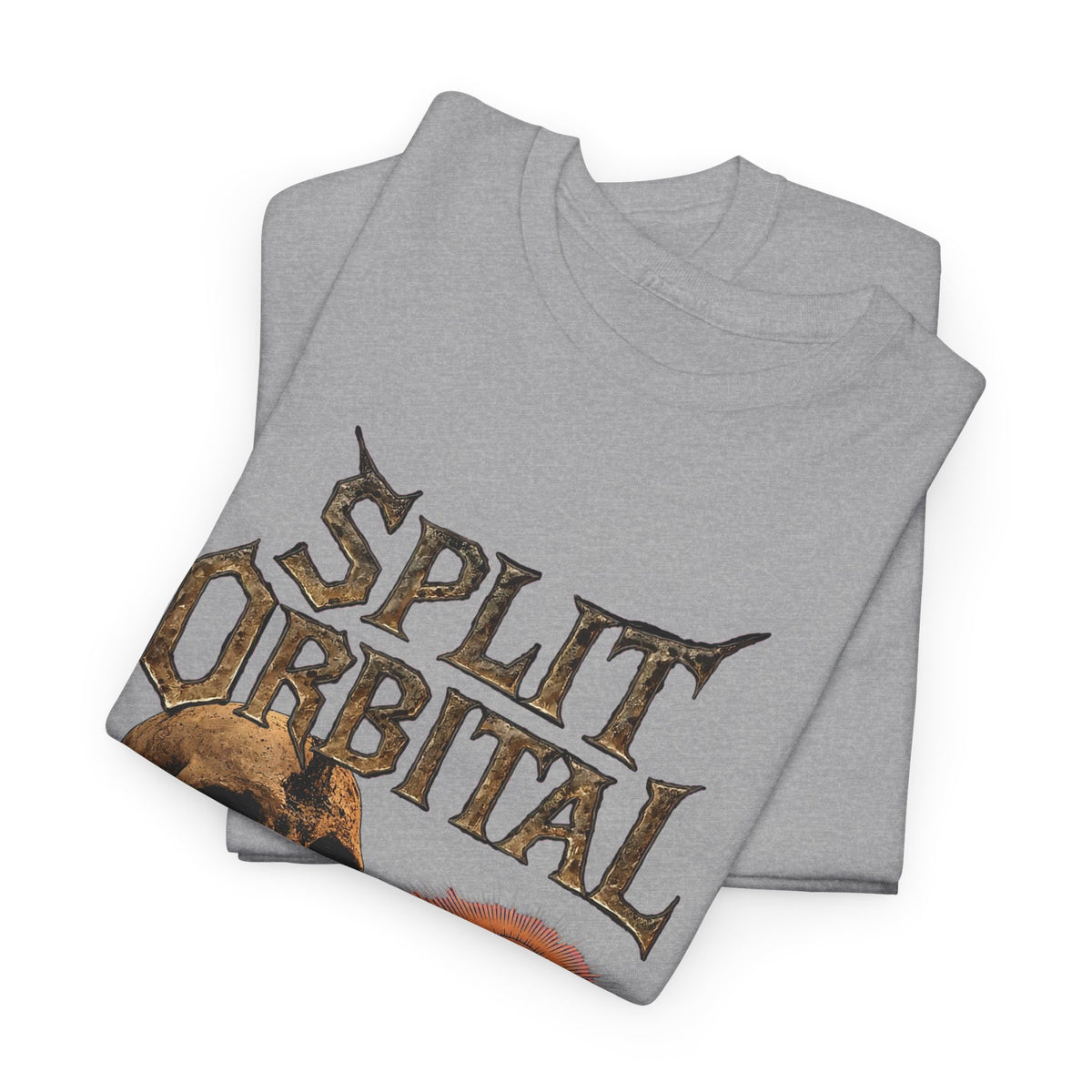 Spilt Orbital Beach Skull Tee