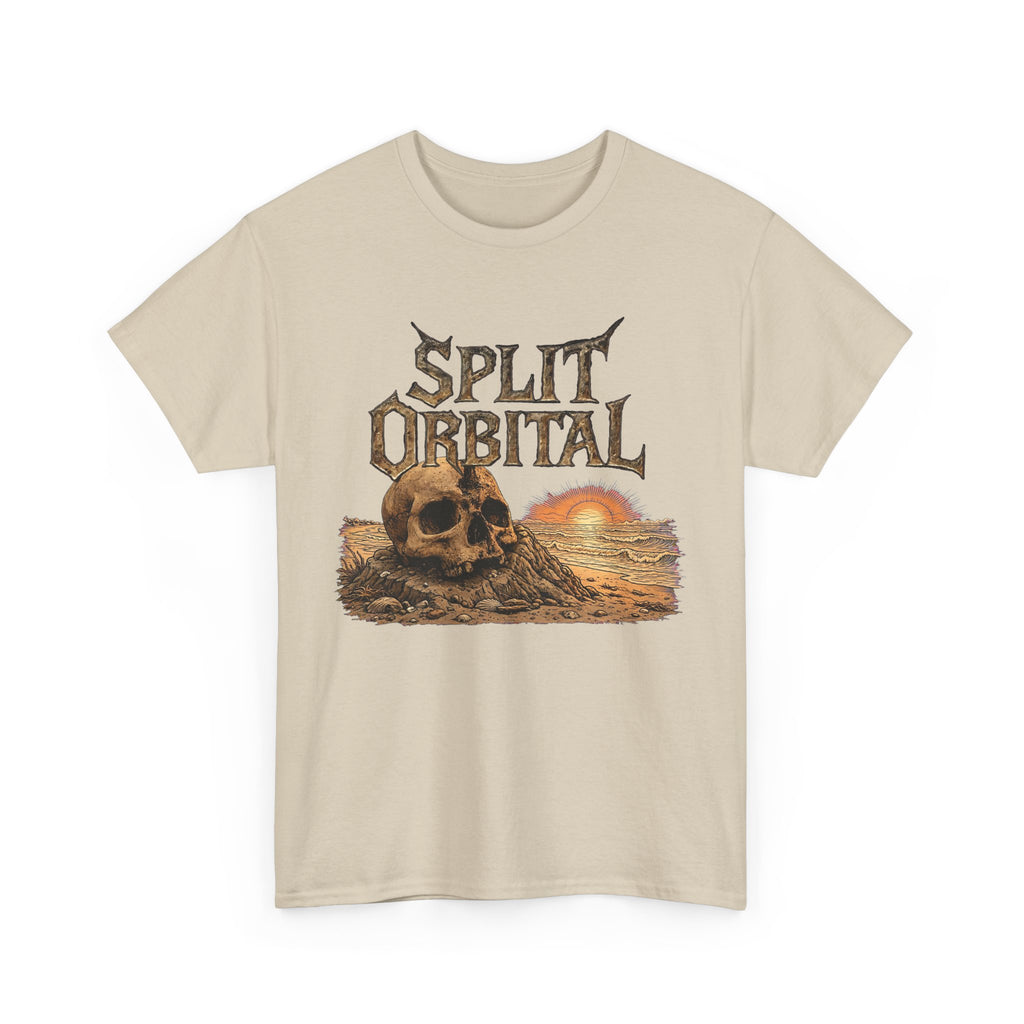 Spilt Orbital Beach Skull Tee