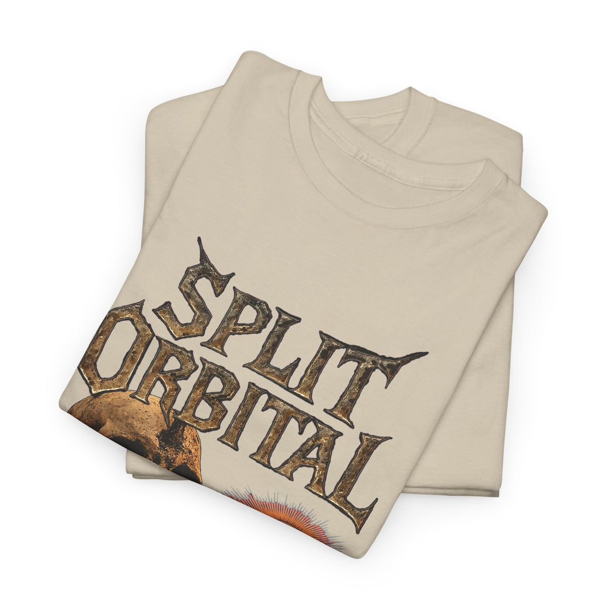 Spilt Orbital Beach Skull Tee