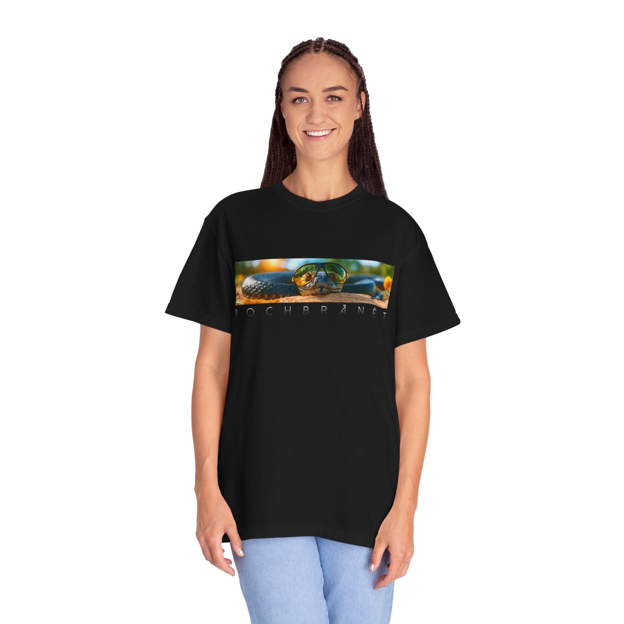 Red Belly Black Snake Graphic T-Shirt