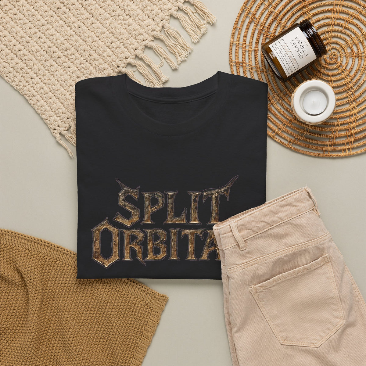 Split Orbital Logo Band Tee