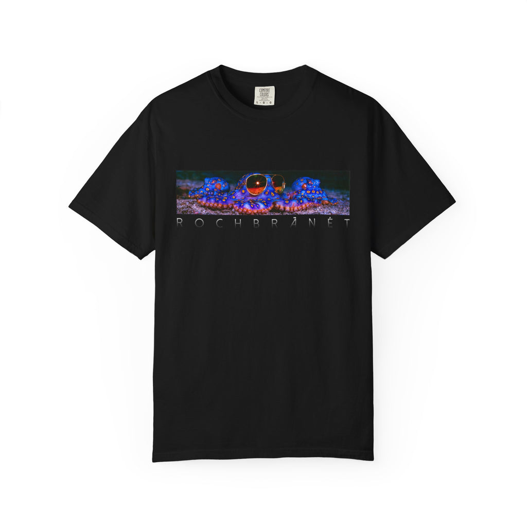 Blue Ring Octopus Graphic T-Shirt